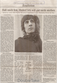 Feature Berliner Zeitung, 2001-10