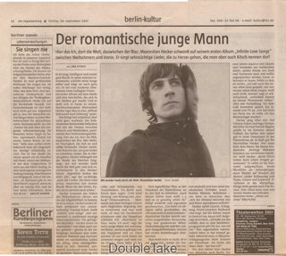 Feature Die Tageszeitung, 2001-09