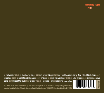 Infinite Love Songs – CD backside